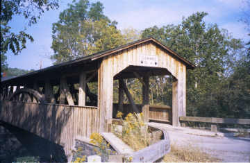 Knapps Bridge. Photo by N & C Knapp, September, 2005